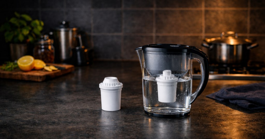 Szklany dzbanek filtrujący jako alternatywa dla plastikowych modeli